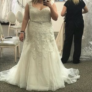David’s Bridal gown